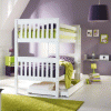 кровать двухъярусная кати, детская мебель, кровать из массива березы, изделия из дерева, сосна