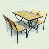 мебель садовая деревянная, уличные кафе, мебель деревянная, мебель для кафе